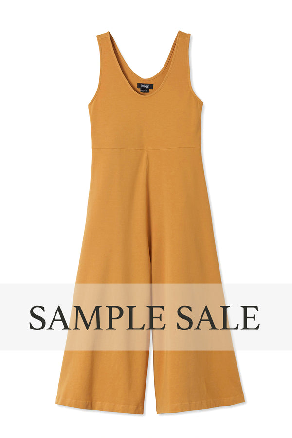 SAMPLE SALE | Lakeside Wide Leg Jumpsuit - Vintage Mustard