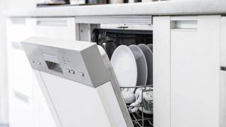 Clean your dishwasher using vinegar 